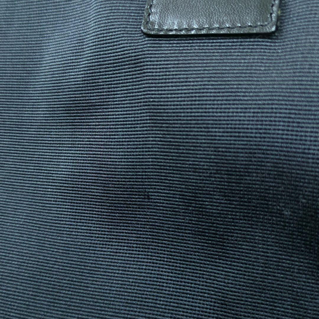 FENDI Vintage Nylon Tote Bag Black Brown Logo Large Made in Italy