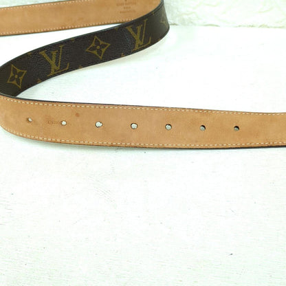 LOUIS VUITTON Ceinture LV Monogram Canvas Belt M6879 Size 85/34