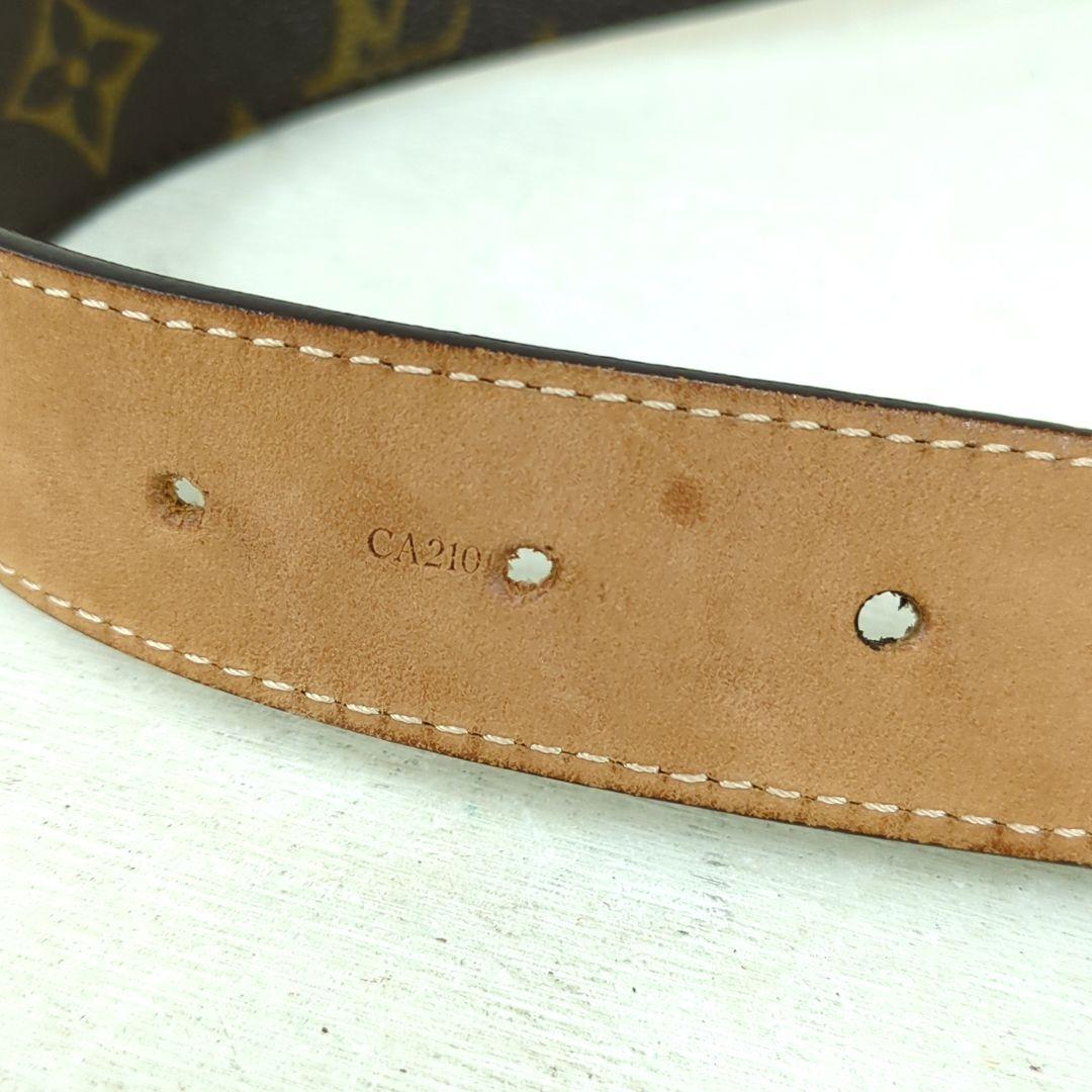 LOUIS VUITTON Ceinture LV Monogram Canvas Belt M6879 Size 85/34
