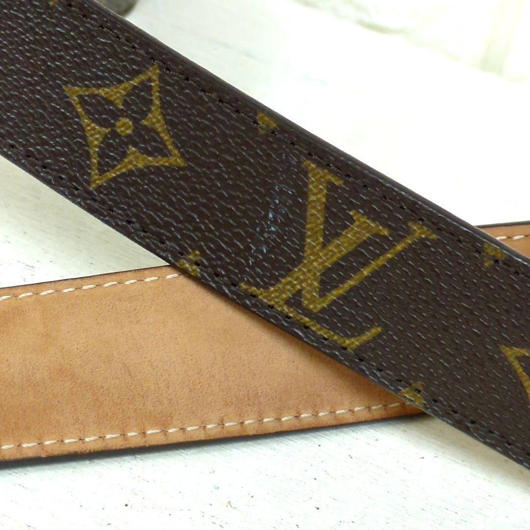 LOUIS VUITTON Ceinture LV Monogram Canvas Belt M6879 Size 85/34