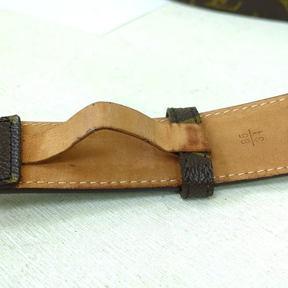 LOUIS VUITTON Ceinture LV Monogram Canvas Belt M6879 Size 85/34