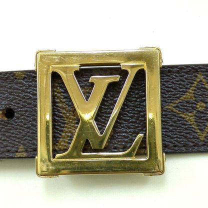 LOUIS VUITTON Ceinture LV Monogram Canvas Belt M6879 Size 85/34