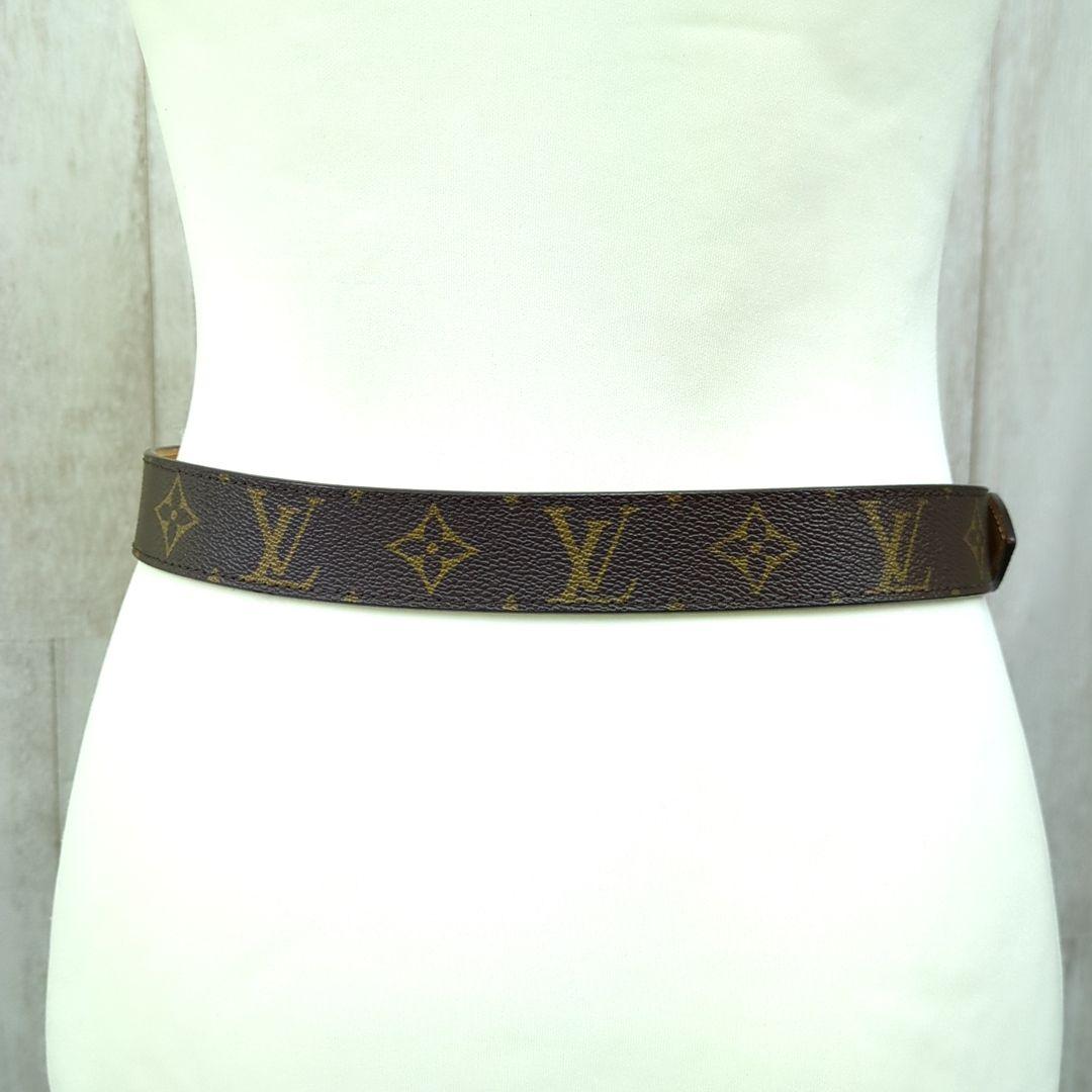 LOUIS VUITTON Ceinture LV Monogram Canvas Belt M6879 Size 85/34