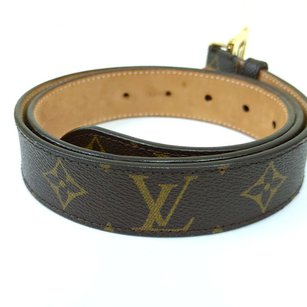 LOUIS VUITTON Ceinture LV Monogram Canvas Belt M6879 Size 85/34