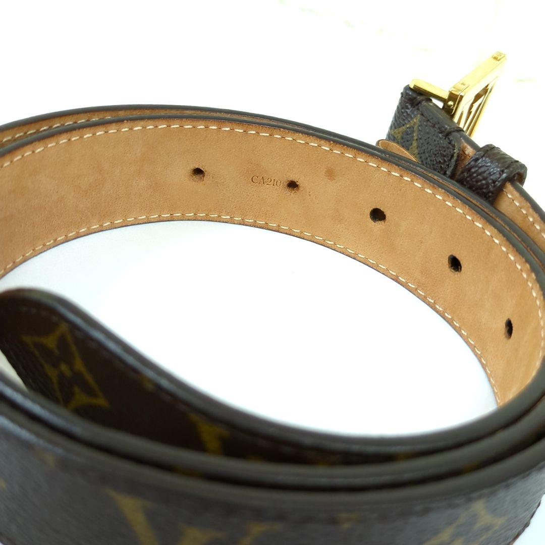 LOUIS VUITTON Ceinture LV Monogram Canvas Belt M6879 Size 85/34