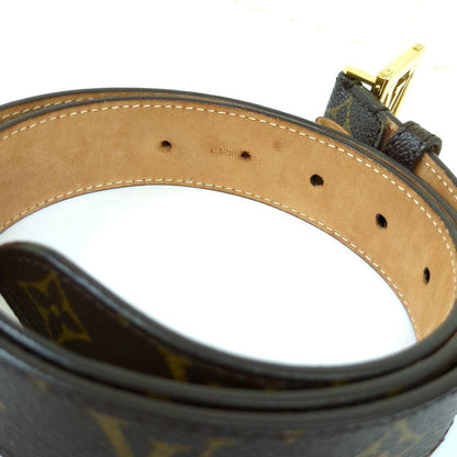 LOUIS VUITTON Ceinture LV Monogram Canvas Belt M6879 Size 85/34