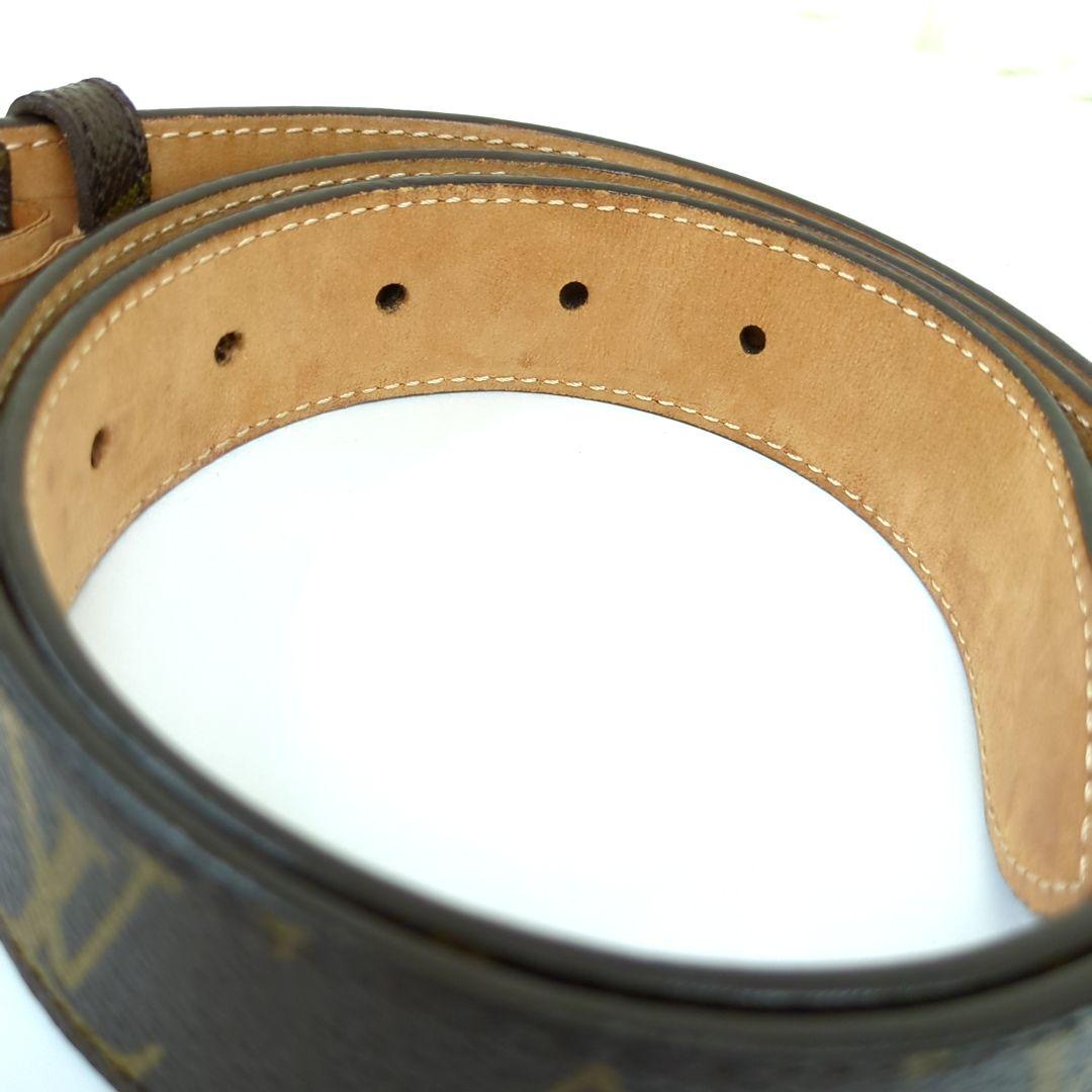 LOUIS VUITTON Ceinture LV Monogram Canvas Belt M6879 Size 85/34