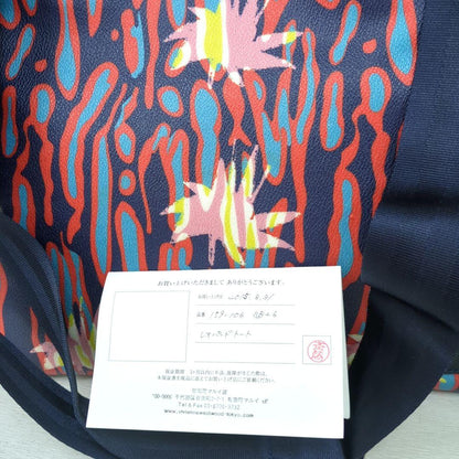 Vivienne Westwood Multicolor Leather Shoulder Bag Navy Red