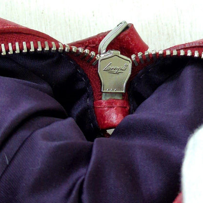 MIU MIU Matelassé 2-Way Leather Handbag Shoulder Bag Red Made in Turkey