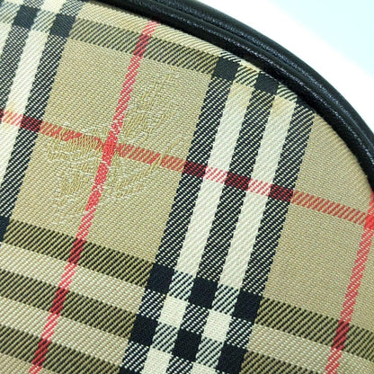 BURBERRY Nova Check Crossbody Shoulder Bag Beige Black