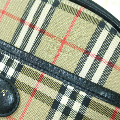 BURBERRY Nova Check Crossbody Shoulder Bag Beige Black