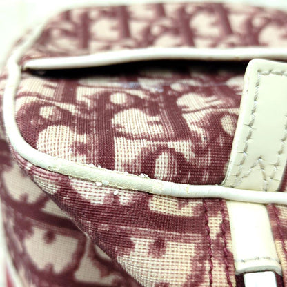 Christian Dior Trotter No.2 Mini Boston Handbag Red White