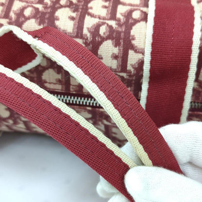 Christian Dior Trotter No.2 Mini Boston Handbag Red White