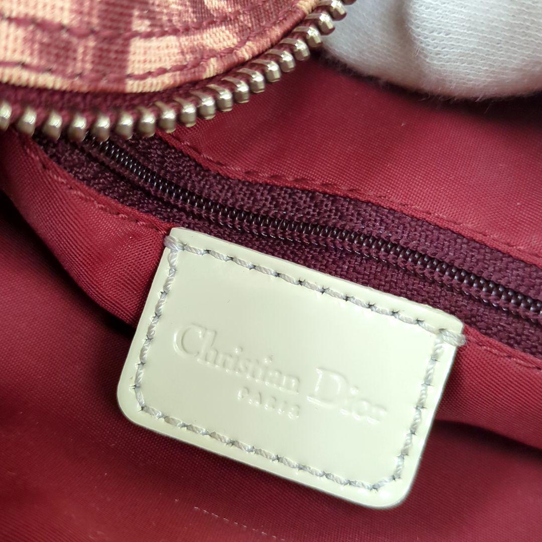 Christian Dior Trotter No.2 Mini Boston Handbag Red White