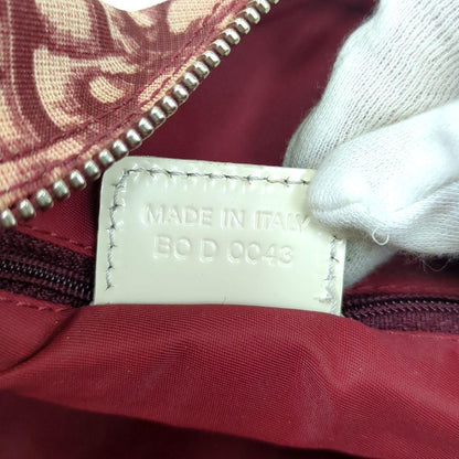 Christian Dior Trotter No.2 Mini Boston Handbag Red White