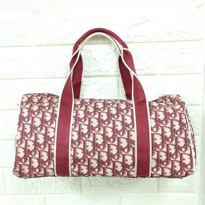Christian Dior Trotter No.2 Mini Boston Handbag Red White