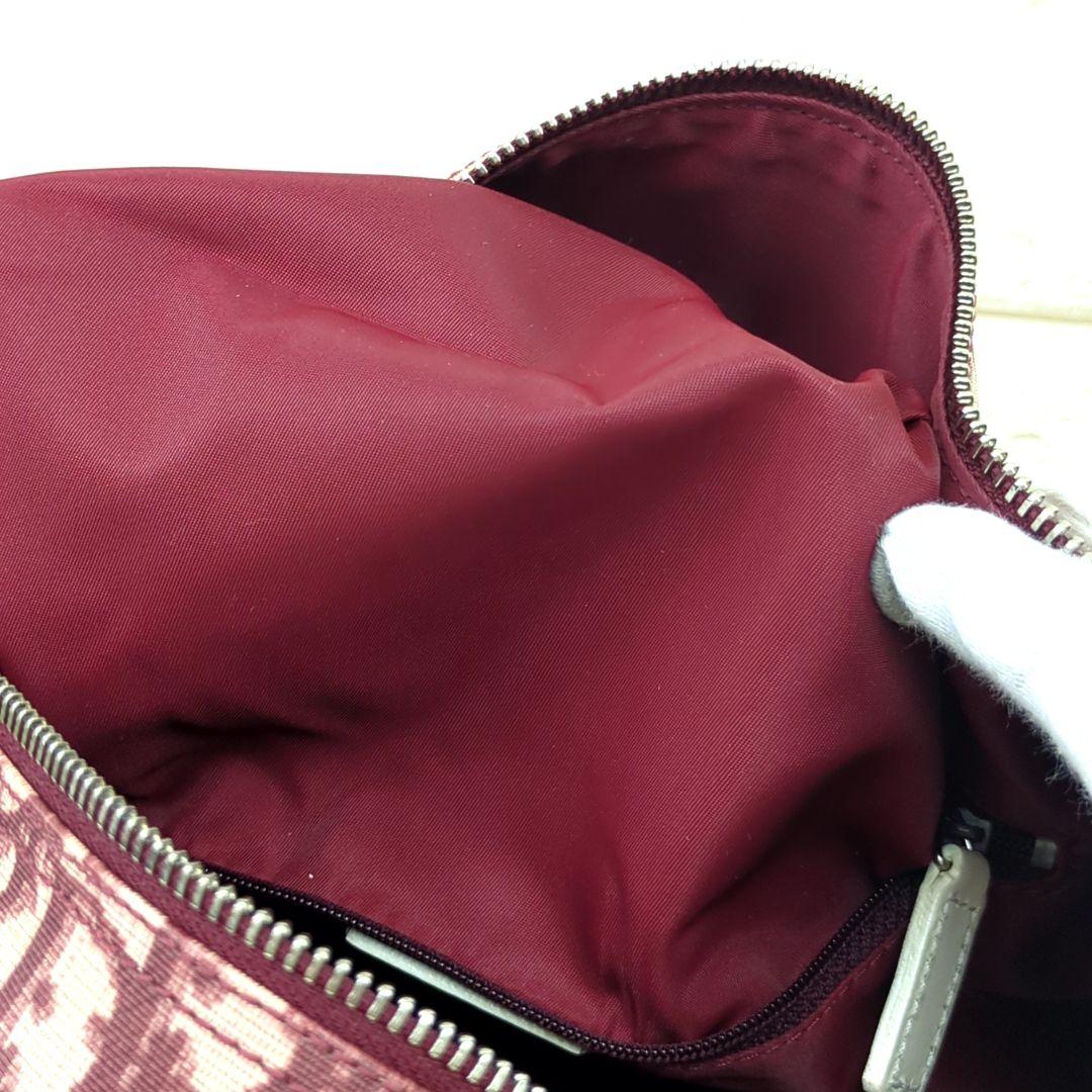 Christian Dior Trotter No.2 Mini Boston Handbag Red White