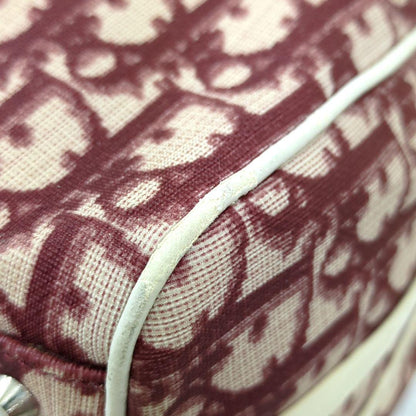 Christian Dior Trotter No.2 Mini Boston Handbag Red White