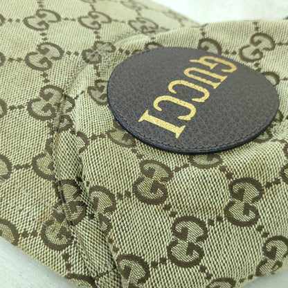 GUCCI GG Canvas Baseball Cap Beige Brown Size M Made in Italy