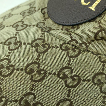 GUCCI GG Canvas Baseball Cap Beige Brown Size M Made in Italy