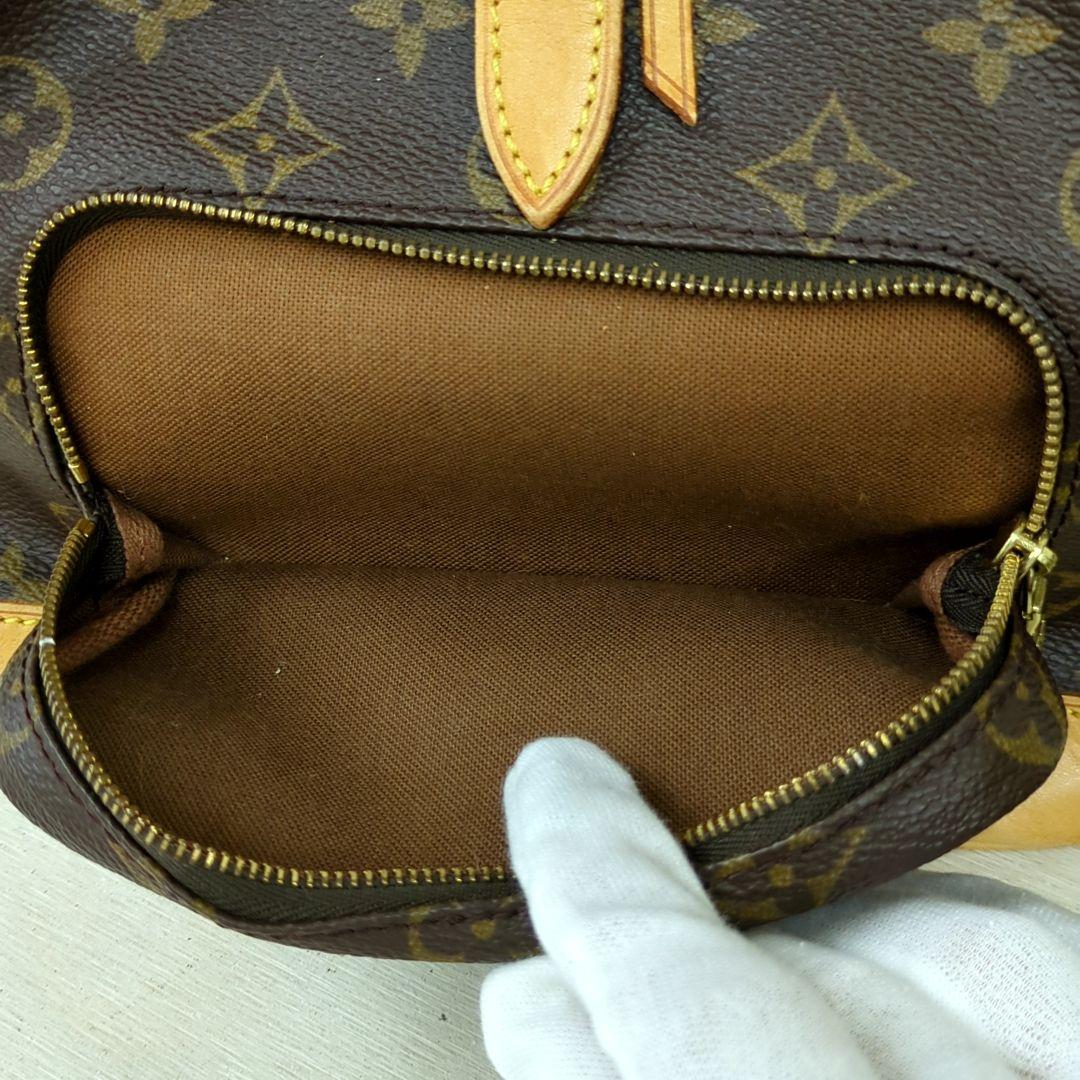 LOUIS VUITTON Monogram Montsouris MM Backpack M51136 Brown Made in France