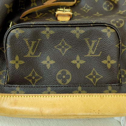 LOUIS VUITTON Monogram Montsouris MM Backpack M51136 Brown Made in France