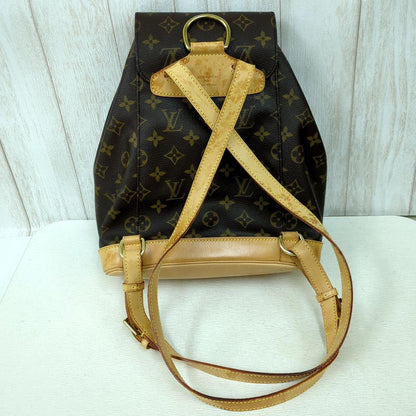LOUIS VUITTON Monogram Montsouris MM Backpack M51136 Brown Made in France