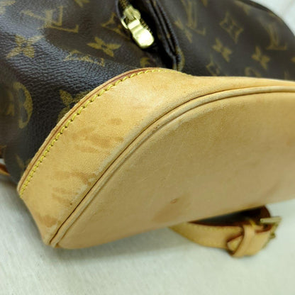 LOUIS VUITTON Monogram Montsouris MM Backpack M51136 Brown Made in France