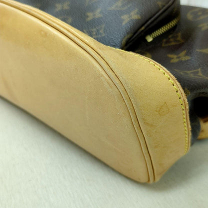 LOUIS VUITTON Monogram Montsouris MM Backpack M51136 Brown Made in France