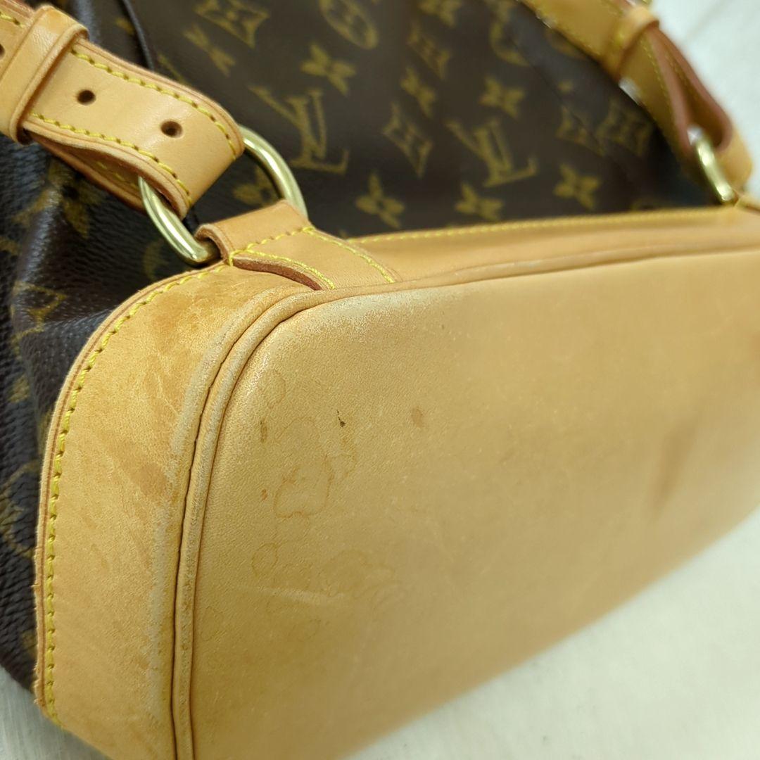 LOUIS VUITTON Monogram Montsouris MM Backpack M51136 Brown Made in France