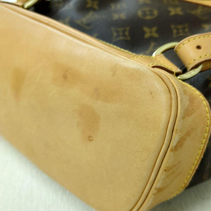 LOUIS VUITTON Monogram Montsouris MM Backpack M51136 Brown Made in France